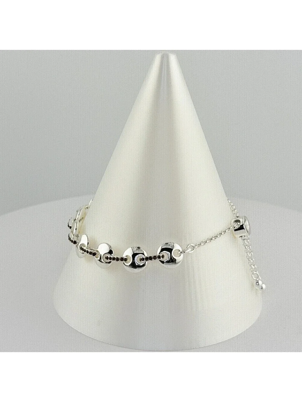 Bomb Party Single Stack Bracelet - on Silver Plating #139